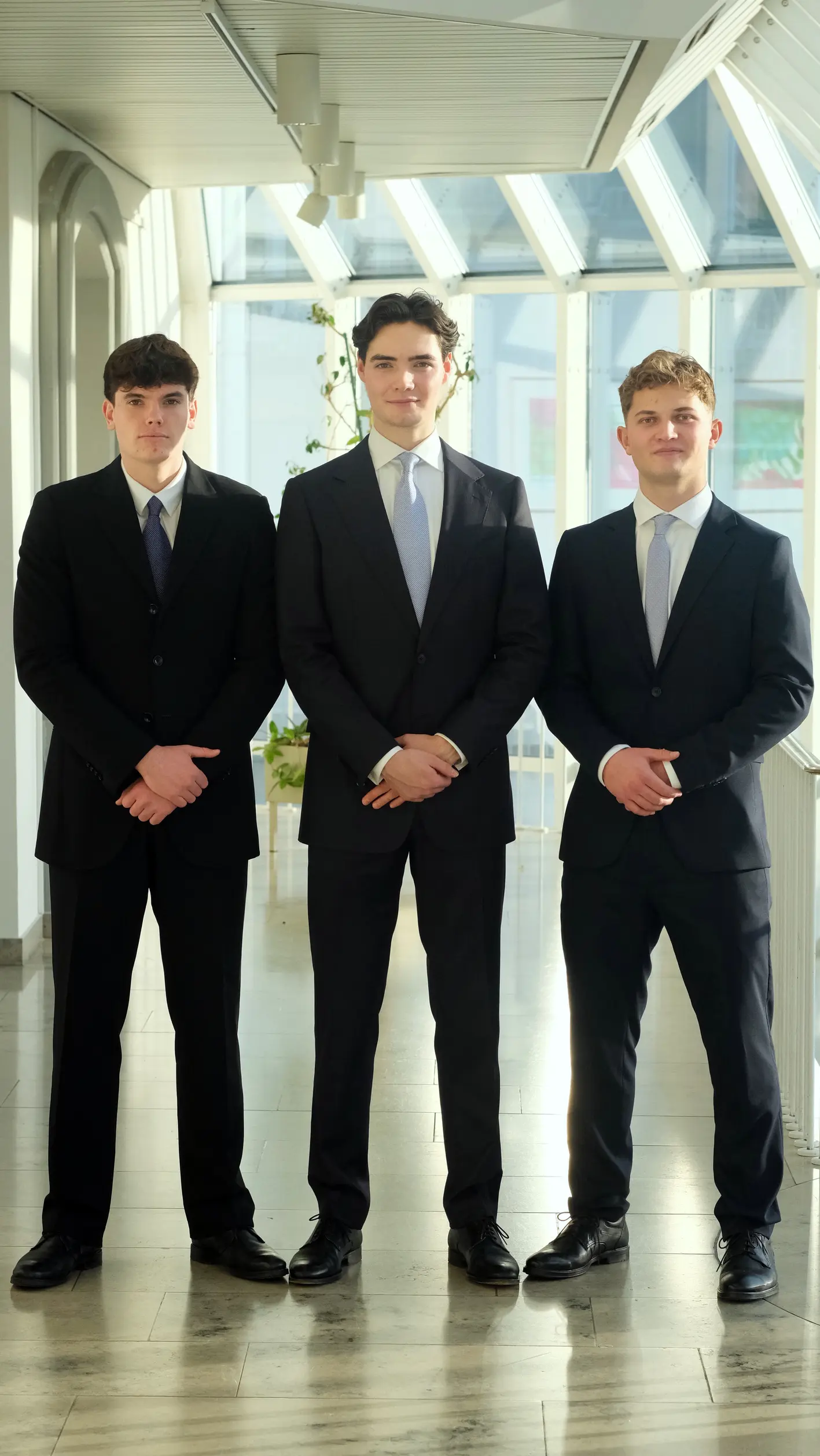 Portrait of Emil Tralls, Lennart Böhme and Julius Schäffer, Key Account Management